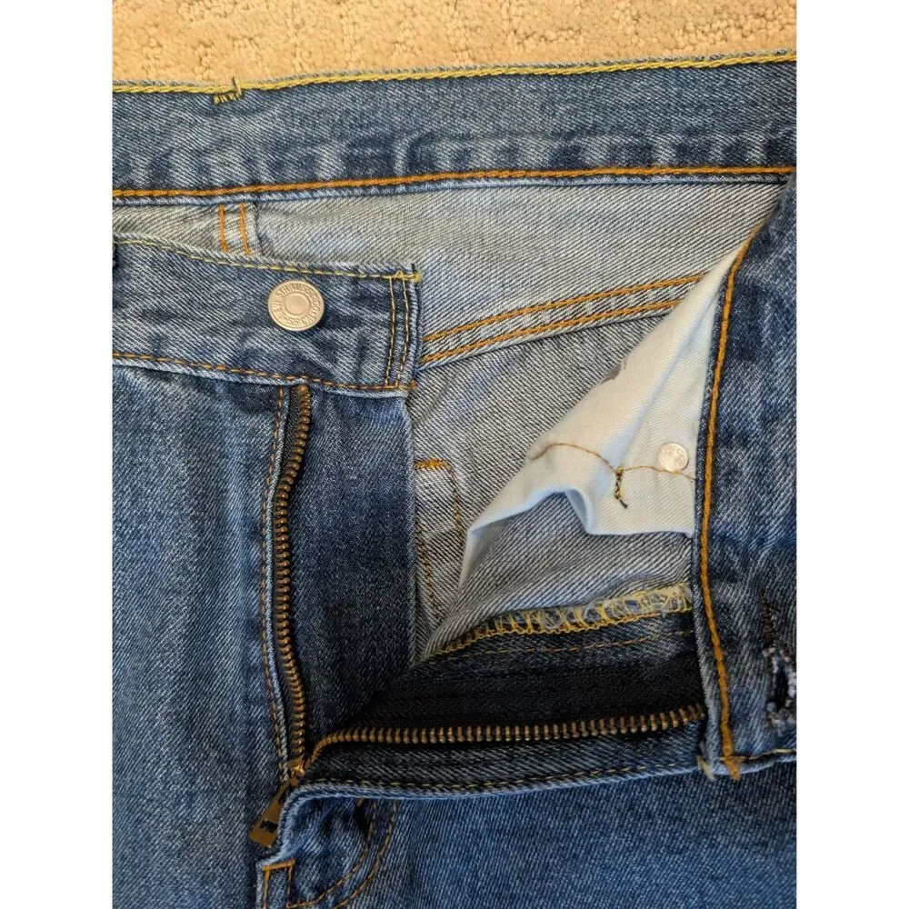 NWT Levi's 505 Jeans Mens 32X30 Blue Regular Straight Leg 100% Cotton